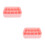 2Pcs Stackable Pink Plastic Storage Container for Socks Bras Underwear 6