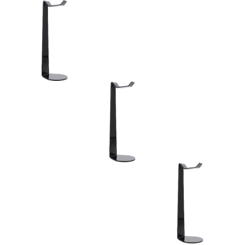 3Pièces Porte Casque Noir Pour Bureau Nettoyé Et Rangé 2