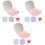 12Ensembles Boîte Contact-Lentilles Esthétique Compacte En PP 5