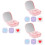 12Ensembles Boîte Contact-Lentilles Esthétique Compacte En PP 8