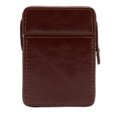 Sophisticated Cigarette Case, Goldtone Hardware, Water-Proof Coating For Men, Portable And Lightweight