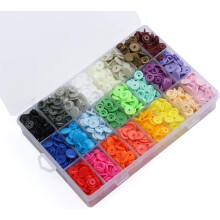 Libérez votre créativité : les boutons-pression T5 sans couture, avec leur boîte de rangement, sont conçus pour les passionnés de loisirs