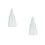 2Pcs Creative Frosted Cello Covers White Durable Instrument Protectors 6