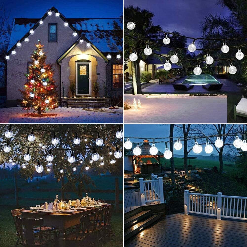 Φωτάκια Νεράιδας, Αδιάβροχα Φωτάκια 200LED σε Γιρλάντα με Τηλεχειριστήριο για 1