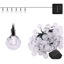 Lichterkette für Weihnachten, energieeffiziente 100-LED-Lichterkette mit Fernbedienung für die Innen- und Außendekoration, inklusive Bubble Ball