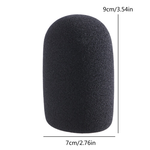 Housse en mousse pour pare-brise de Microphone, réduit le vent 2