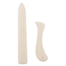 2PCS Natural Bone Folder Multifunctional DIY Leather Craft Tool Sewing Accessories For Folding Creasing Burinishing Edges