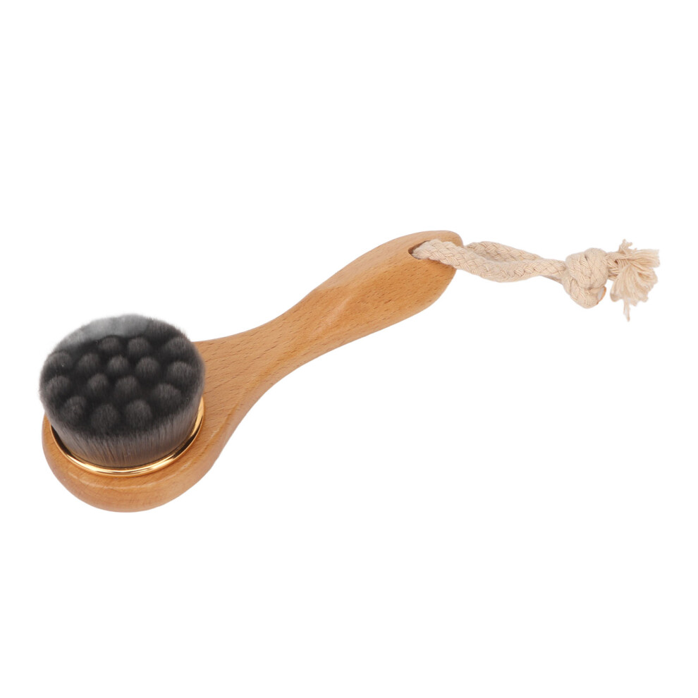 Manual Beech Facial Cleansing Brush for Deep Pore Skin Care