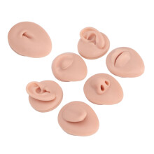 Silicone Ear Eye Nose Mouth Piercing Practice Model Reusable Displays Body Parts