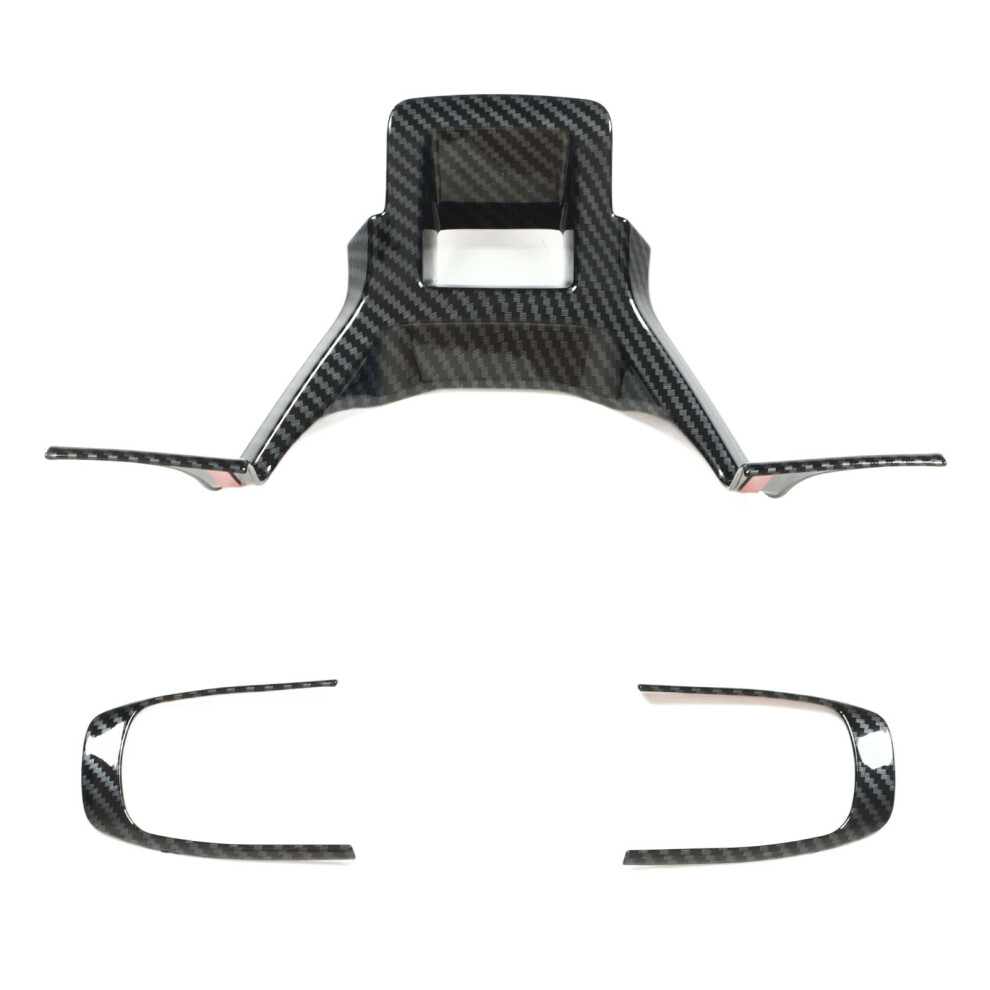 3Pcs Carbon Fiber Steering Wheel Cover Frame For Kia Sportage Nq5 2022+ 8791380876379