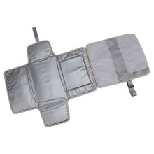 Foldable Portable Baby Diaper Changing Mat with Multi Pockets Gray, Oxford Cloth
