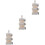 3Pièces Fixation Extincteur Gris Nylon Compatible 7