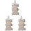 3Pièces Fixation Extincteur Gris Nylon Compatible 4
