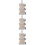 3Pièces Fixation Extincteur Gris Nylon Compatible 10