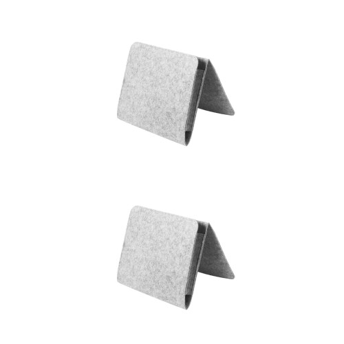 2Pièces Poche De Rangement Multifonction En Feutre Clair 1