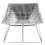 2Pièces Réchaud Bbq Pliable En Acier Inoxydable Compact Durable 1