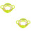 2Pièces Siège Enfants Vert PVC Confortable Sécurisé 8