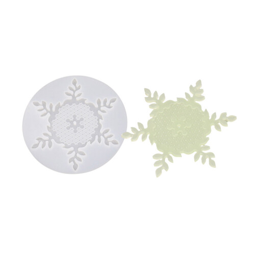 3D Snowflake Silicone Mold for Cake Cupcake Table / Pendant /-1