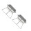 2Pièces Réchaud Bbq Pliable En Acier Inoxydable Compact Durable 7