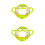 2Pièces Siège Enfants Vert PVC Confortable Sécurisé 7