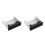 2Pièces Hdd Métal Noir Pour Pièce Alimentation Stable 6