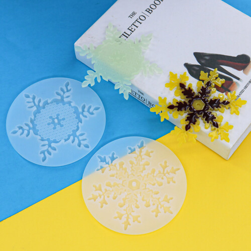 3D Snowflake Silicone Mold for Cake Cupcake Table / Pendant /-1 2