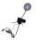 2Pièces Lumière De Remplissage USB Trépied Noir Usage 1