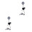 2Pièces Lumière De Remplissage USB Trépied Noir Usage 6