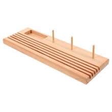 2Pièces Étagère En Bois Beige Pour Organiser Fils Règles Couture