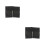 4Pièces -Genoux Éponge Noir Respirant Support 5