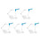 5Ensembles Socle Figurine Stable Plastique Pour Exposition 5
