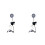 2Pièces Lumière De Remplissage USB Trépied Noir Usage 7