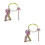 2Pcs Comfortable Pulling Rope Durable Dog and Cat Leash 6