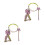 2Pcs Comfortable Pulling Rope Durable Dog and Cat Leash 8