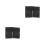 4Pièces -Genoux Éponge Noir Respirant Support 3