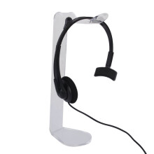 2Pièces Support Casque Transparent Simple Solide