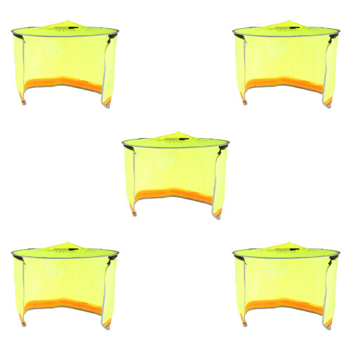 5Pièces Pare-Soleil Pour Casques De Avec Protection Cou 1
