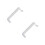 2Pièces Support Casque Transparent Simple Solide 4