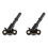 2Pièces Support Levier Noir Durable Facile À Monter 4