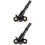 2Pièces Support Levier Noir Durable Facile À Monter 7