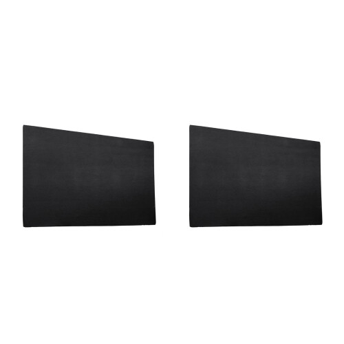 2Pièces Housse Protectrice Écran TV Noire Tissu 2