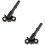 2Pièces Support Levier Noir Durable Facile À Monter 8