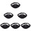 6Pièces Ceinture -Micro Portable Instructor Fitness Noir Robuste 11