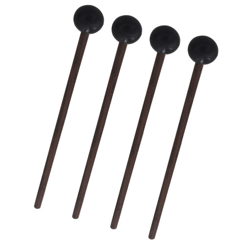 10Paren Zwarten Handvat Tongue Drum Sticks Percussie Mallets