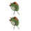 2Pièces Bonnet Crochet Bébé Vert Adorable 7