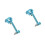 2Pièces Support Aluminium Réglable Anti-Vibration 11