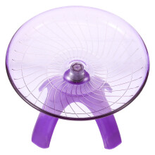 3Pcs Purple Silent Hamster Wheel Plastic Running Toy for Small Pets