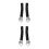 2Pièces Grip Poignées Guidon Noir Métal Durable Optimisé 7