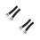 2Pièces Grip Poignées Guidon Noir Métal Durable Optimisé 5