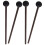 10Paren Zwarten Handvat Tongue Drum Sticks Percussie Mallets 3
